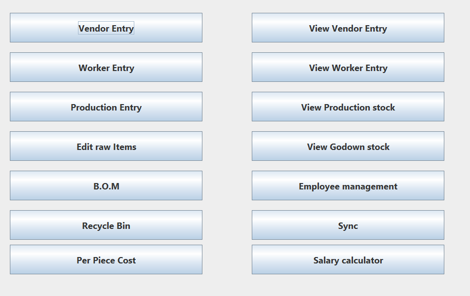 Interactive Features Menu